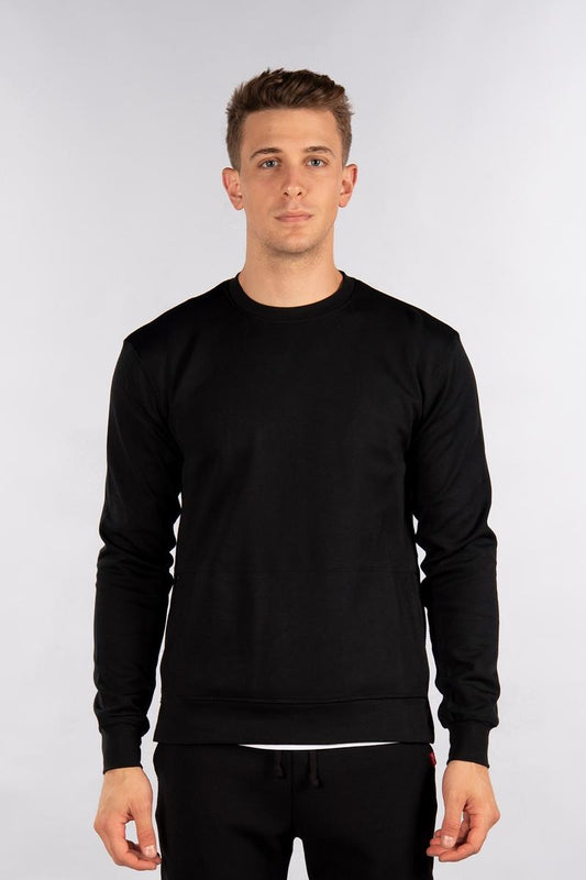 CityLab - Side-Zip Crew Performance Fleece - Black