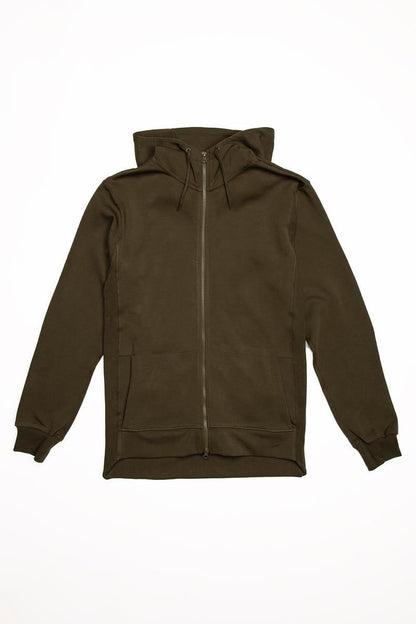 CityLab - Full-Zip Hoodie, Performance Fleece - Olive