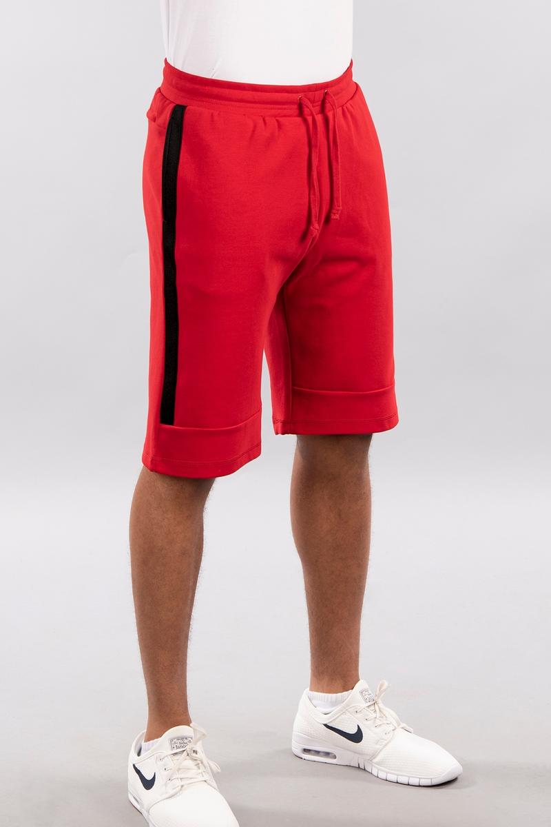 CityLab - Performance Fleece Shorts - Red | Black