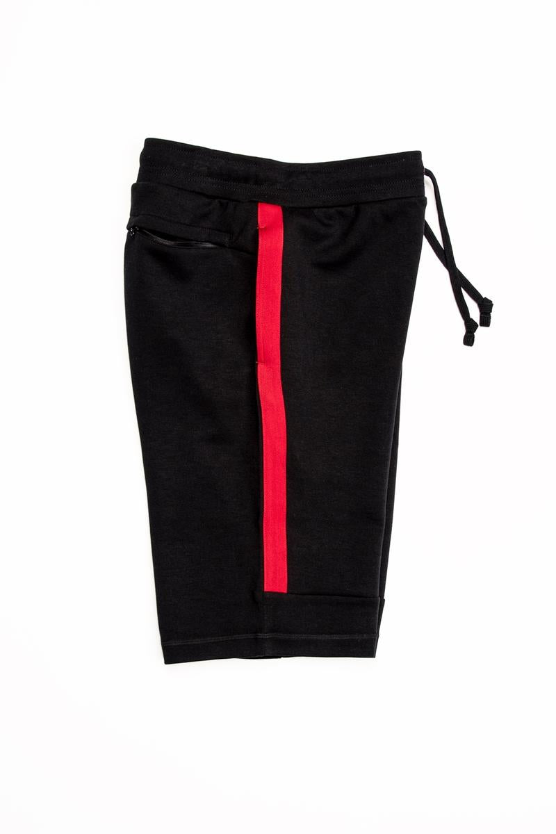 CityLab - Performance Fleece Shorts - Black | Red