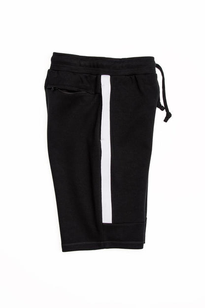 CityLab - Performance Fleece Shorts - Black | White