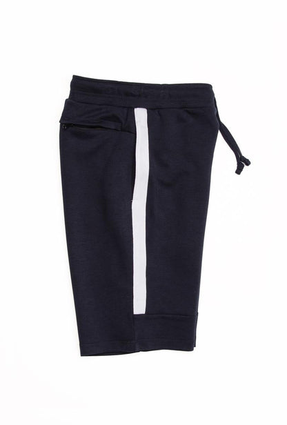 CityLab - Performance Fleece Shorts - Navy | White