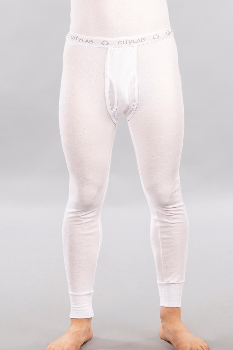CityLab - Ribbed Thermal Pants - White