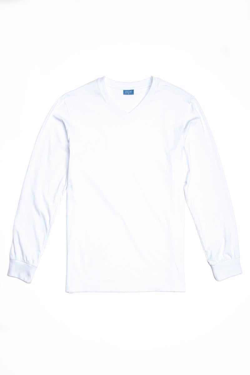 CityLab - Fitted Long Sleeve Shirt, V