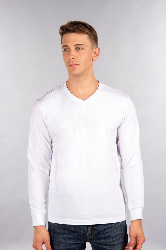 CityLab - Fitted Long Sleeve Shirt, V