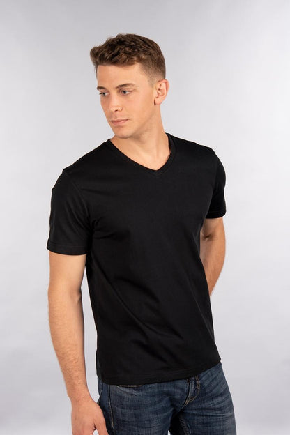 CityLab - Premium T-Shir V Neck - Black