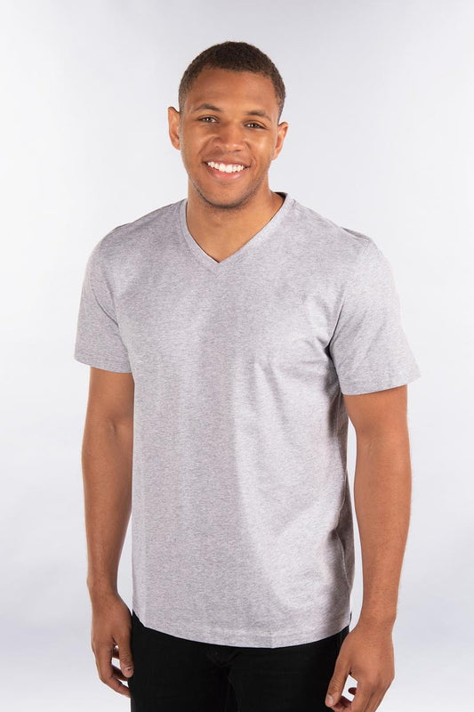 CityLab - Premium T-Shir V Neck - Gray