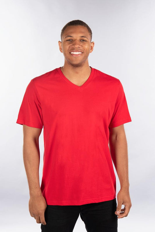 CityLab - Premium T-Shir V Neck - Red