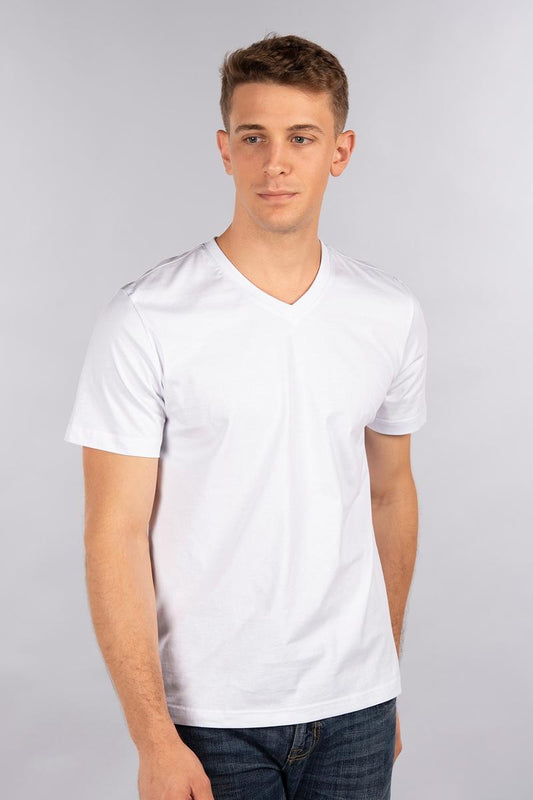 CityLab - Premium T-Shir V Neck - White