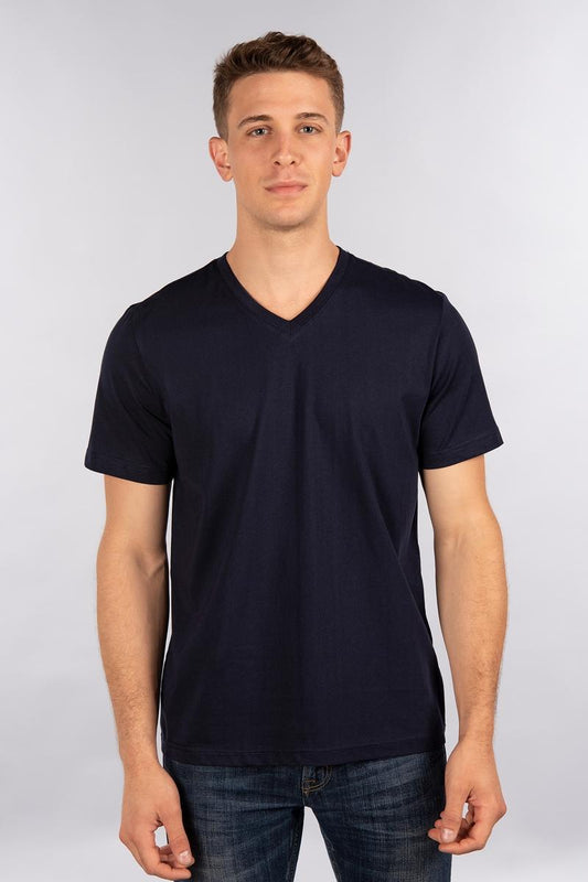 CityLab - Premium T-Shir V Neck - Navy