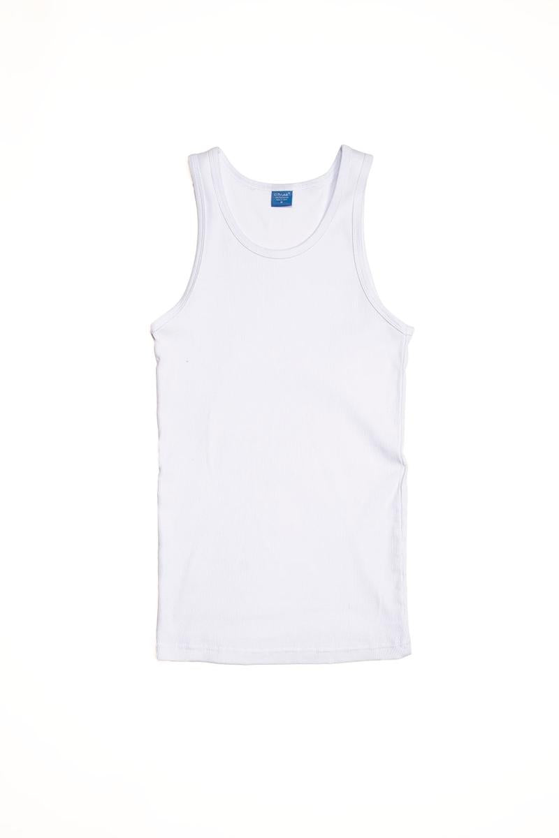 CityLab - Ribbed Tank Top - White
