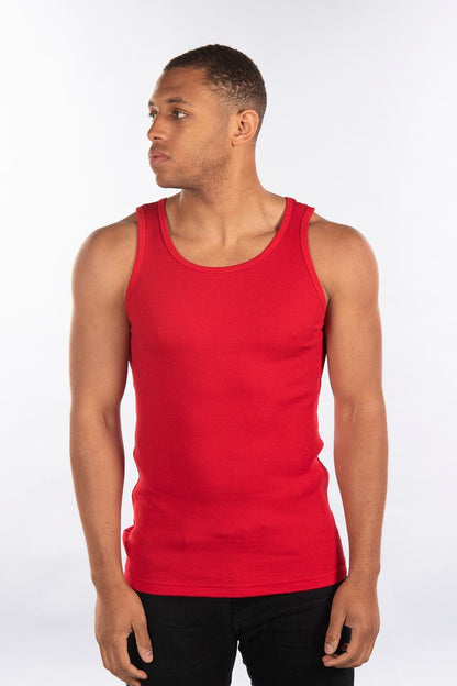 CityLab - Ribbed Tank Top - Red