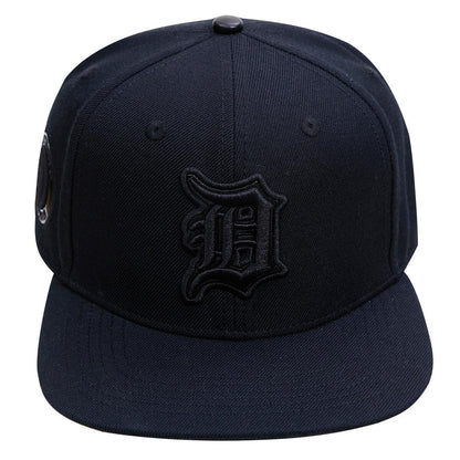 Pro Standard - Detroit Tigers Logo Snapback Hat - Triple Black