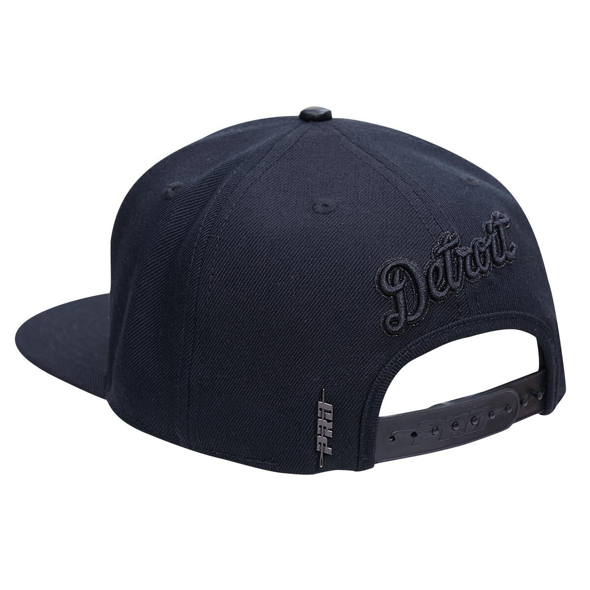 Pro Standard - Detroit Tigers Logo Snapback Hat - Triple Black