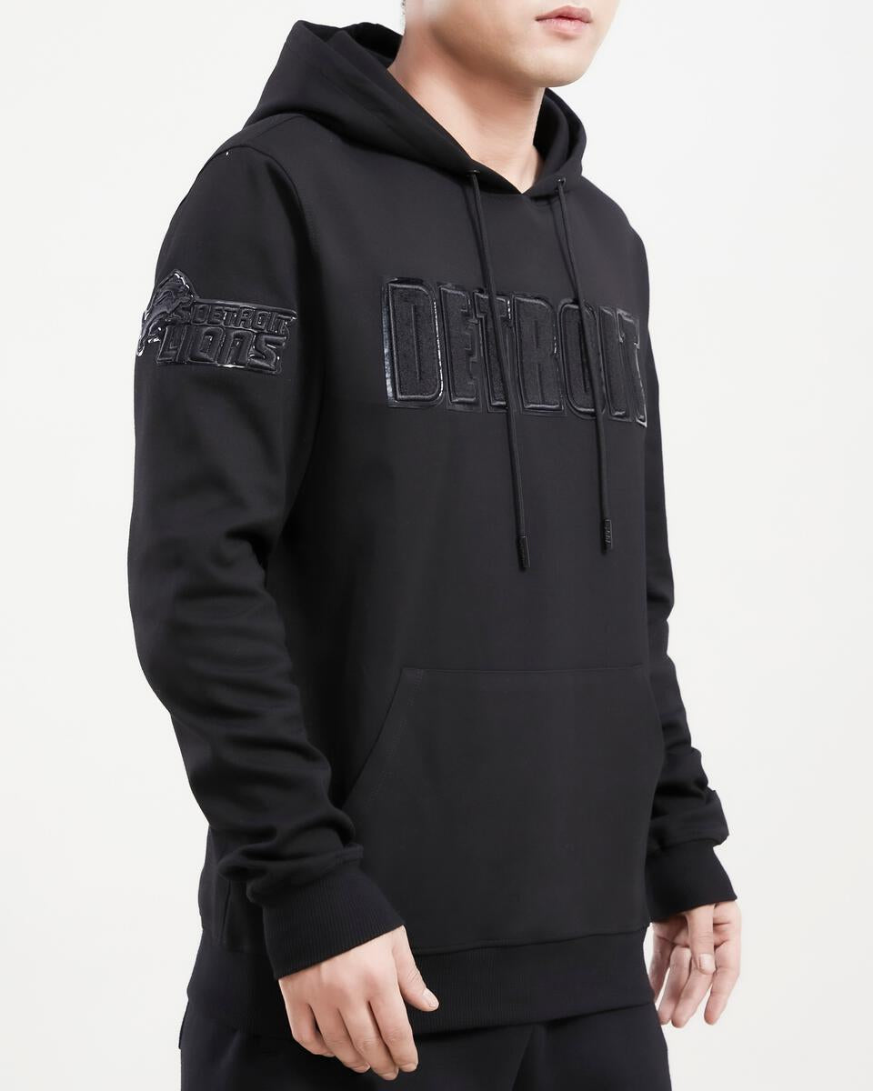 PRO STANDARD- Detroit Lions Triple Black Dk Po Hoodie  TRIPLE BLACK