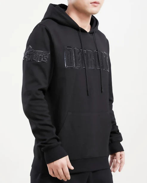 PRO STANDARD- Detroit Lions Triple Black Dk Po Hoodie