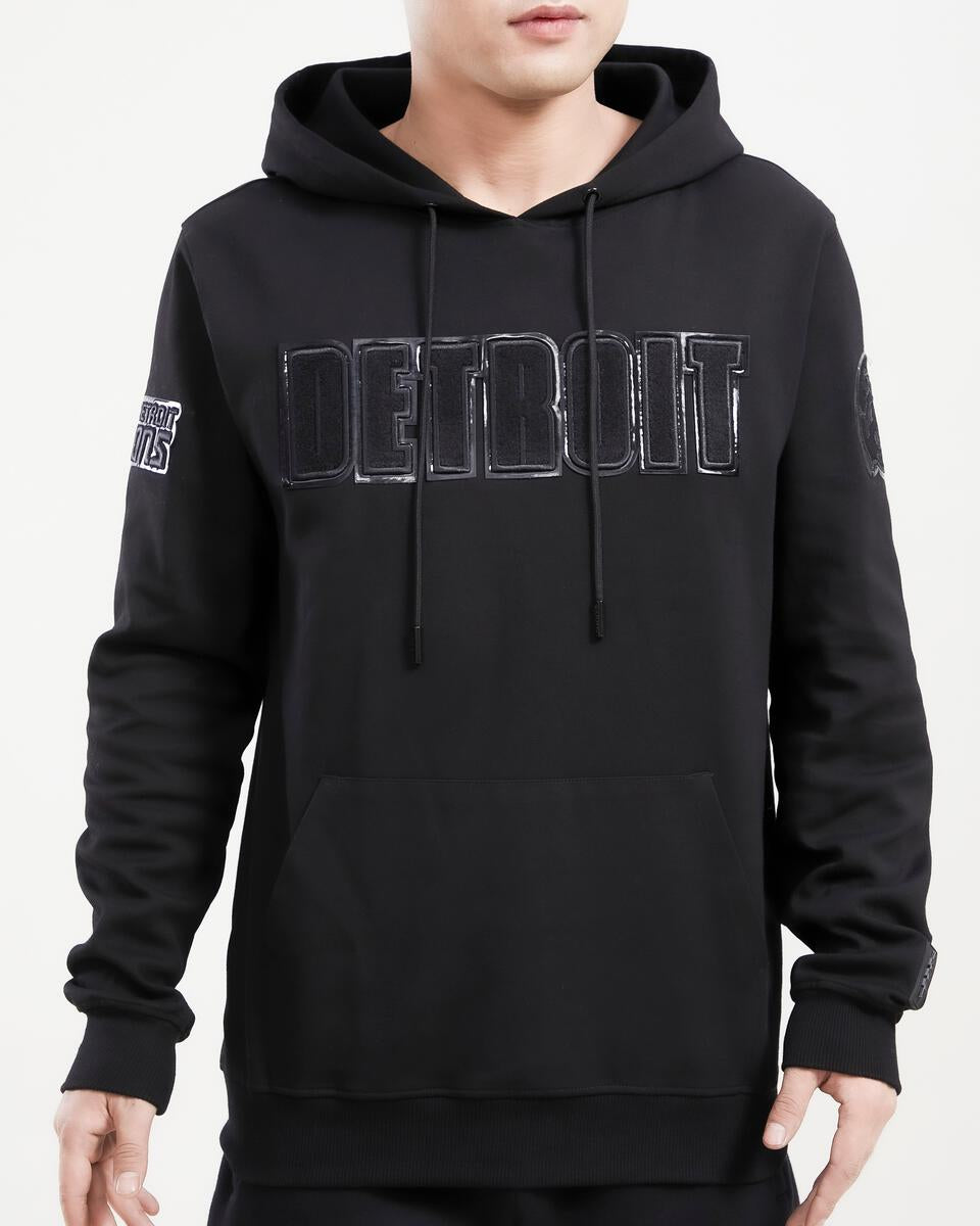 PRO STANDARD- Detroit Lions Triple Black Dk Po Hoodie  TRIPLE BLACK