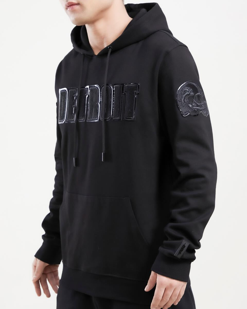 PRO STANDARD- Detroit Lions Triple Black Dk Po Hoodie  TRIPLE BLACK