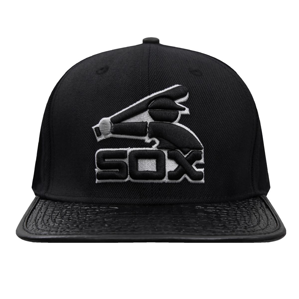 Men's Chicago White Sox Pro Standard White/Black Logo Snapback Hat