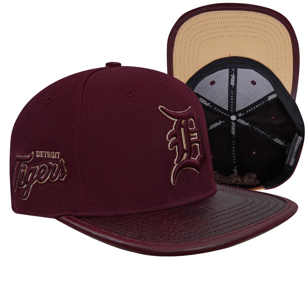 Pro Standard - Detroit Tigers Logo Outline Gator Visor Strapback Hat