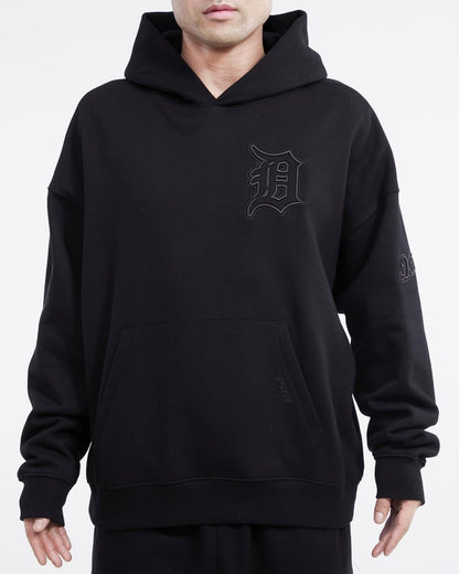 Pro Standard  - Detroit Tigers Neutral Drop Shoulder FLC PO Hoodie - Black