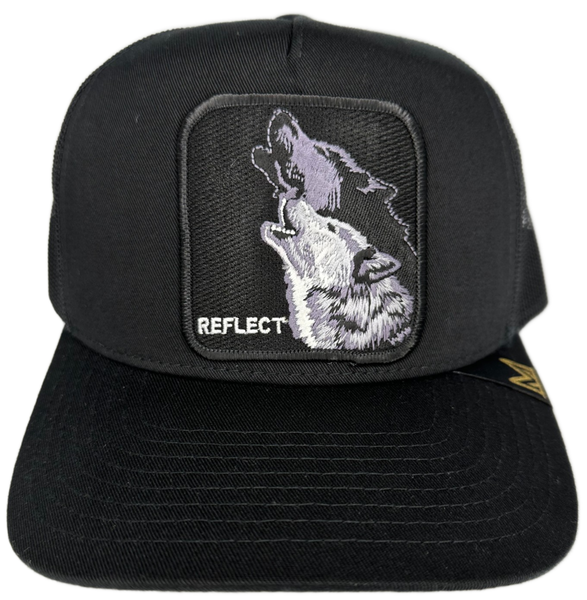 MV Dad Hats - Reflect Trucker Hat - Black/Black