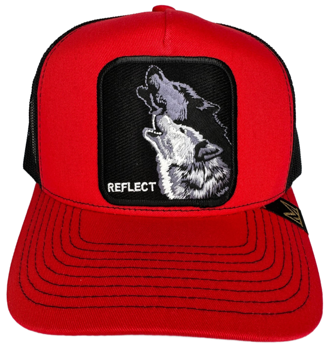 MV Dad Hats - Reflect Trucker Hat - Red/Black