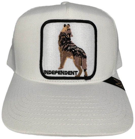 MV Dad Hats - Independent Trucker Hat - White/White