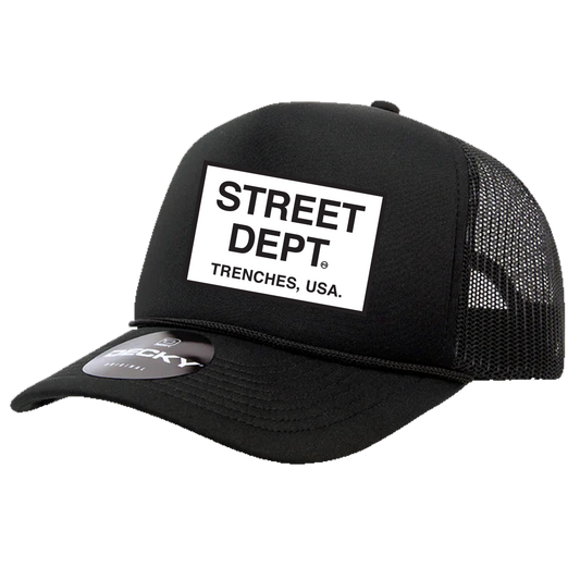 STREET DEPT - Trucker Hat- BLACK