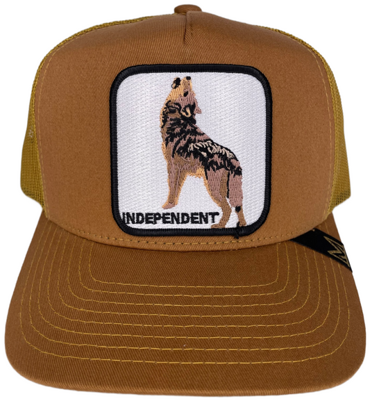 MV Dad Hats - Independent Trucker Hat - Brown/Light Brown