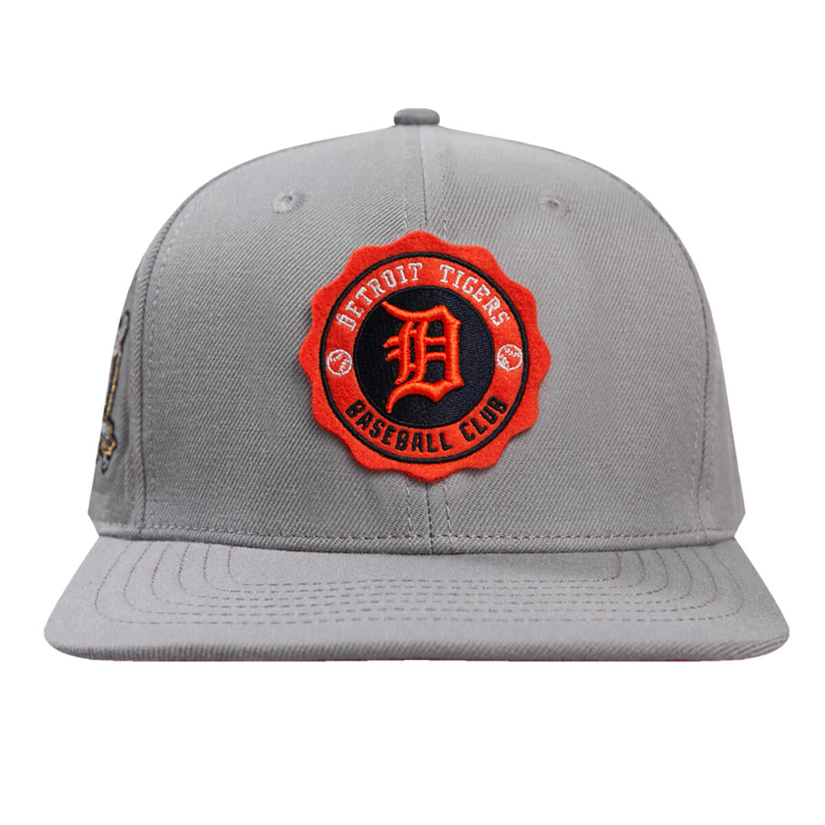 Pro Standard - Detroit Tigers Crest Emblem Wool Snapback Hat - Gray