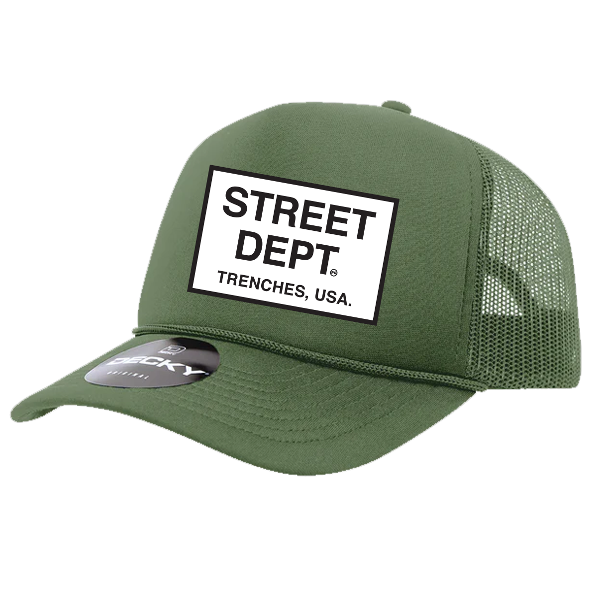 STREET DEPT - Trucker Hat (STDPT200) OLIVE