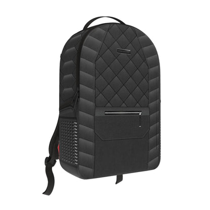 SprayGround BLACK BIKER QUILT CARGO BACKPACK (B5417)