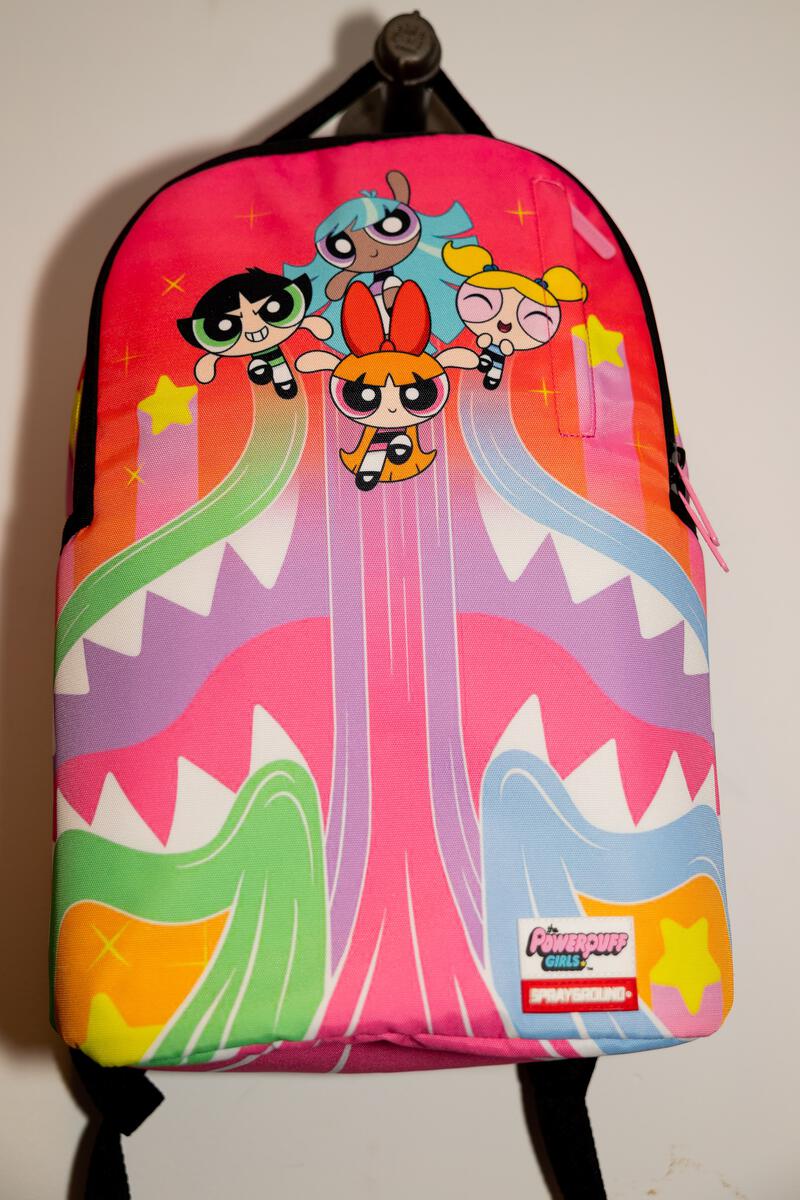 SprayGround-POWER PUFF GIRLS SHARKMOUTH FLYING TRAILS-BACKPACK (B5841)