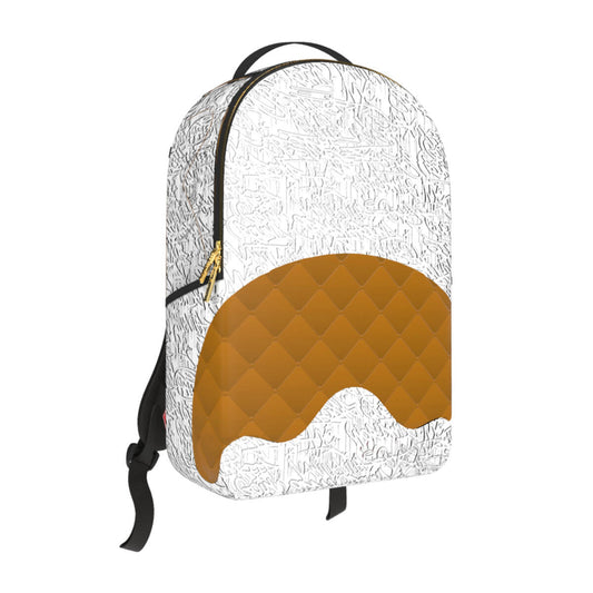 SprayGround PARIS EMBOSSED COGNAC DLXSV BACKPACK (B6105)