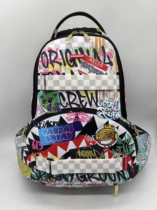 SprayGround CREATE ANOTHER DAY SKATER BACKPACK (B6602)