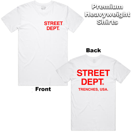 STREET DEPT (STDPT100) WHITE/RED