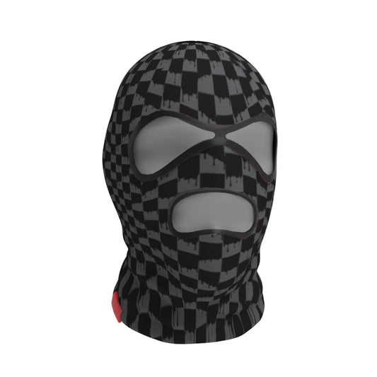 CHECKERED DRIP SKI MASK (HW381)