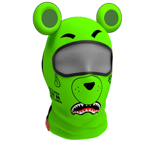 GREEN MONEY BEAR SKI MASK (HW391)