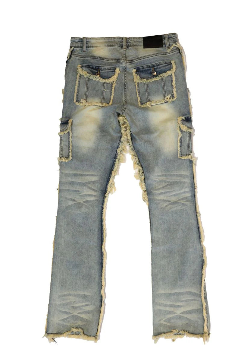 CONCEPT LA BARROW STACKED DENIM J-022