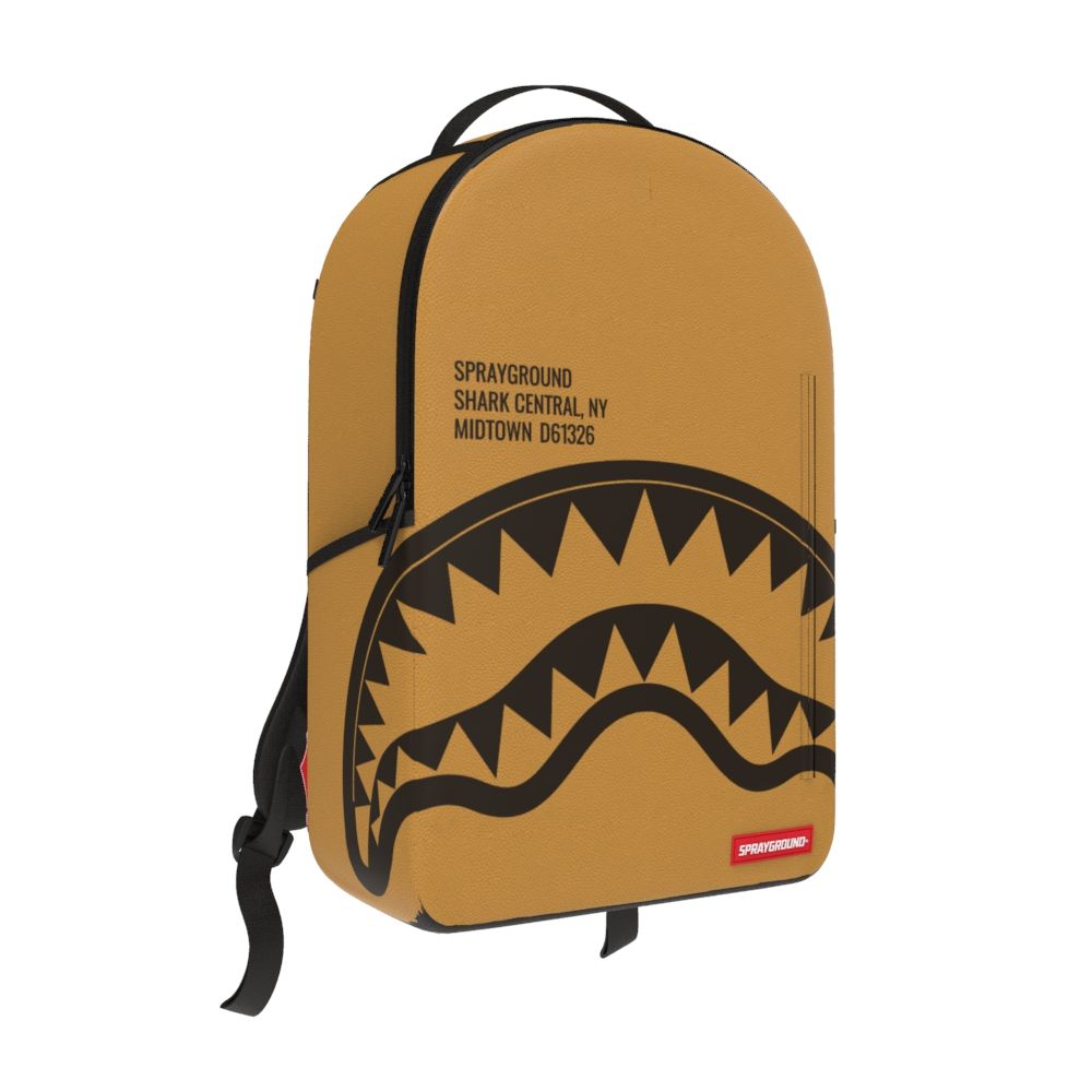 SprayGround SHARK CENTRAL DLX-FAUX SUEDE BACKPACK (B6281)