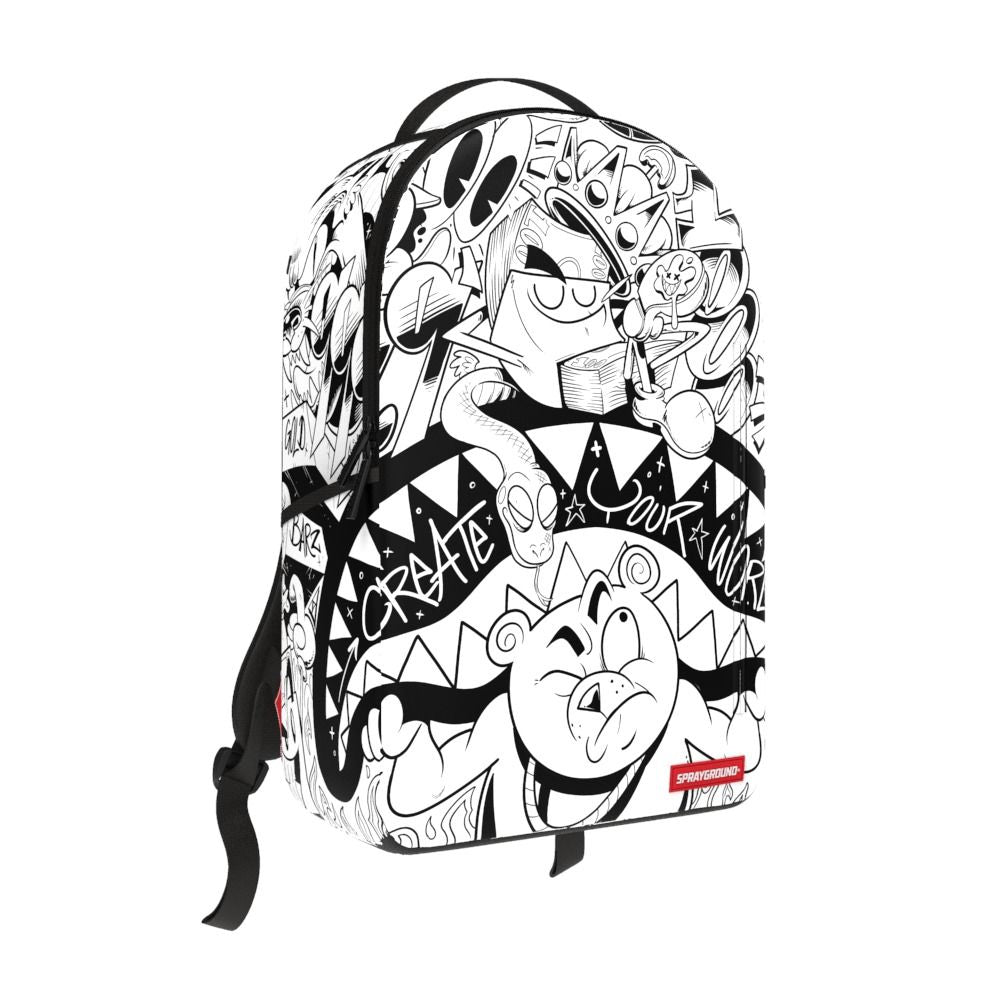SprayGround HEAVY SHARKMOUTH DOODLE DLXSV BACKPACK (B6852)