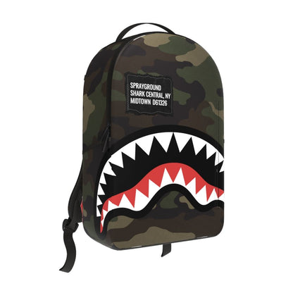 SprayGround SHARK CENTRAL CAMO DLXS BACKPACK (B7163)