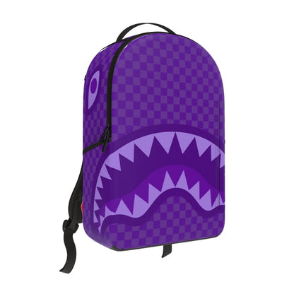 SprayGround PURPLE SHARK SHARKS IN PARIS DLXSV BACKPACK (B7645)
