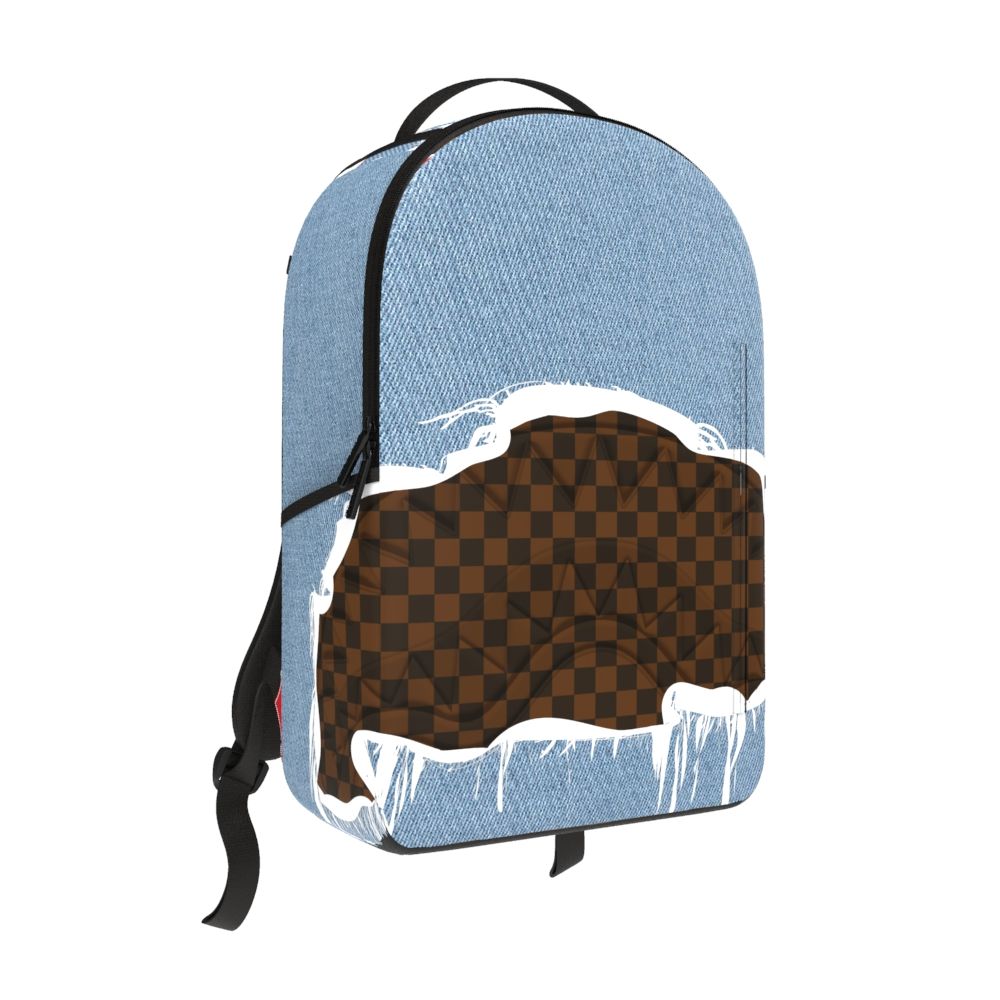SprayGround DENIM SHARK BITE DLXSV BACKPACK (B7685)