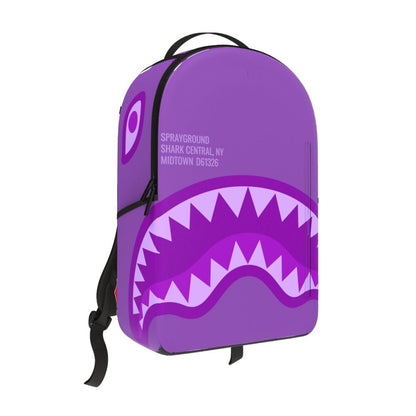 SprayGround PURPLE SHARK CENTRAL DLXVS BACKPACK (B7740)