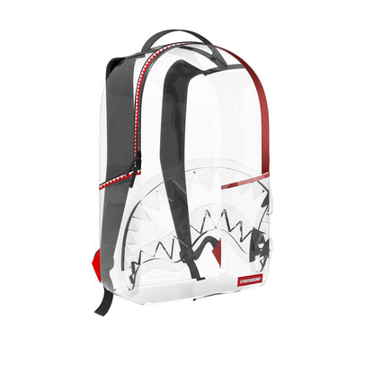 SprayGround VSM PIPING DLX CLEAR BACKPACK (B7753)
