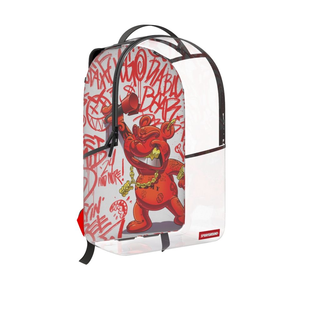 SprayGround BEAR GRILLS DLX CLEAR BACKPACK (B7768)