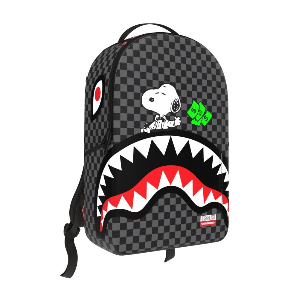 SprayGround SNOOPY TOP SHARK MONEY DLXSV BACKPACK (B7741)
