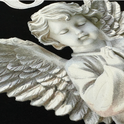 Streetz Iz Watchin CROP PRAY FOR MY OPPS HOODIE BLACK